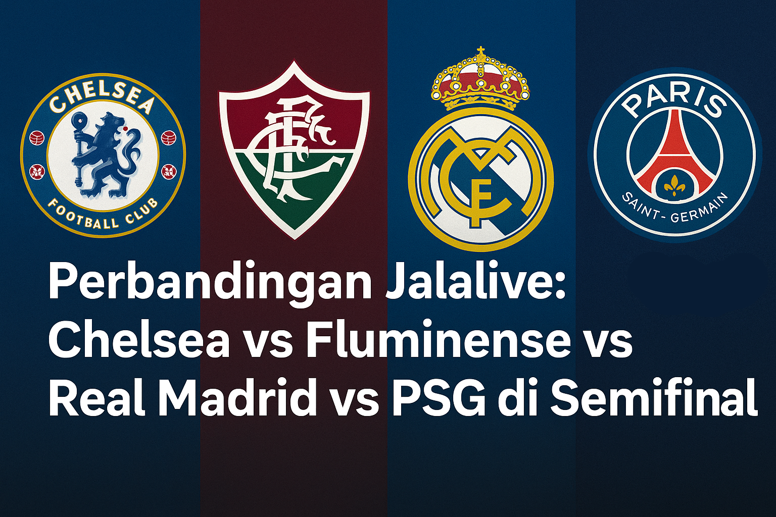 Perbandingan Jalalive: Ekspektasi Chelsea vs Fluminense vs Real Madrid vs PSG di Semifinal 2025