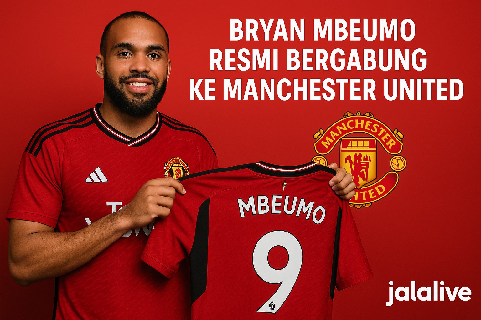 Jalalive : Transfer Bryan Mbeumo ke Manchester United Dikonfirmasi – Awal Era Baru di Old Trafford