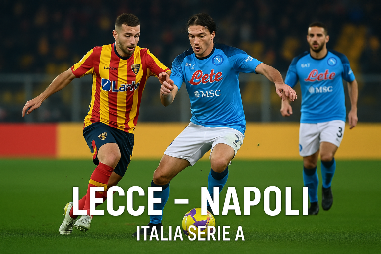 Jalalive : Napoli Raih Poin Penuh Atas Lecce – Kemenangan Dramatis yang Mengukuhkan Posisi Napoli di Puncak Klasemen